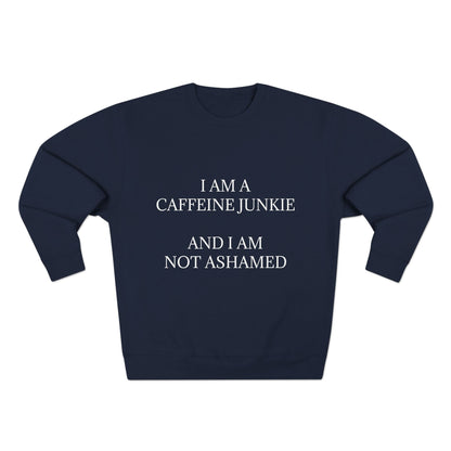 Caffeine Junkie Unisex Crewneck Sweatshirt