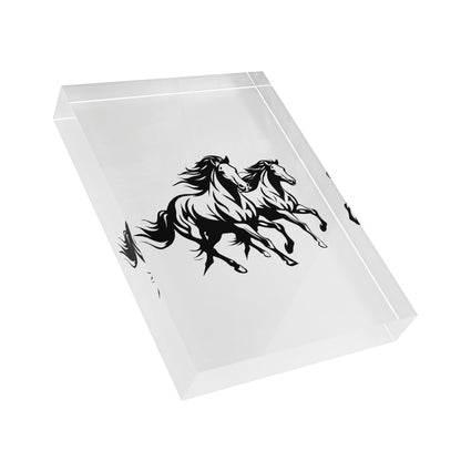 Horsin' Around Acrylic Photo Block
