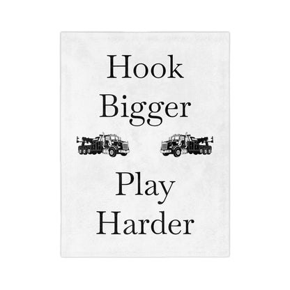 Hook Bigger Velveteen Microfiber Blanket