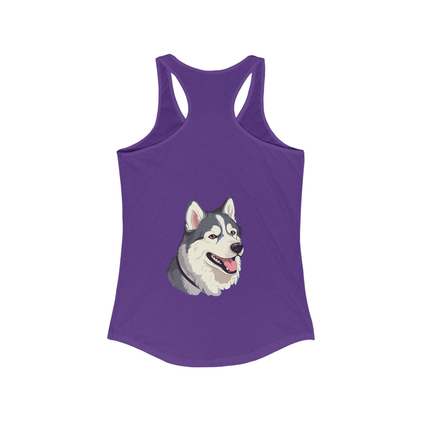 Malamute Head Women's Racerback Tank