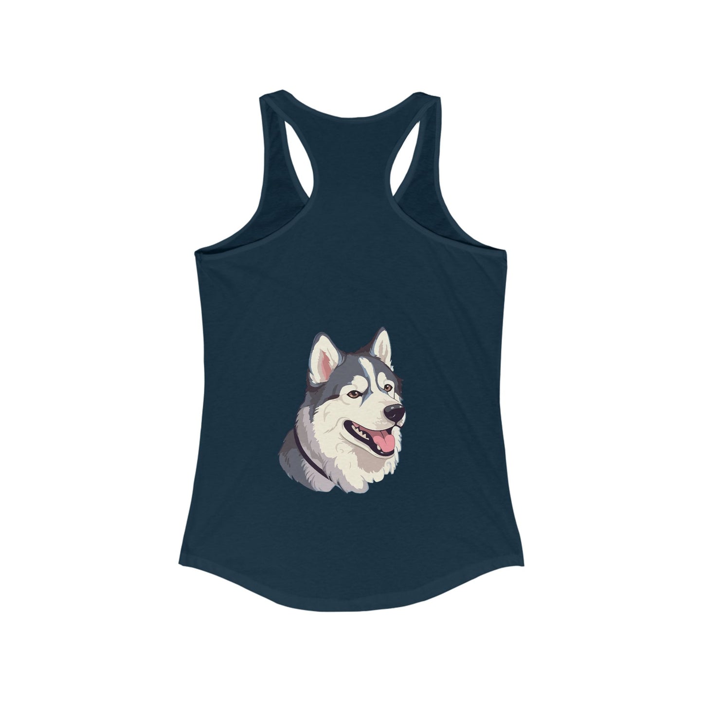 Malamute Head Women's Racerback Tank