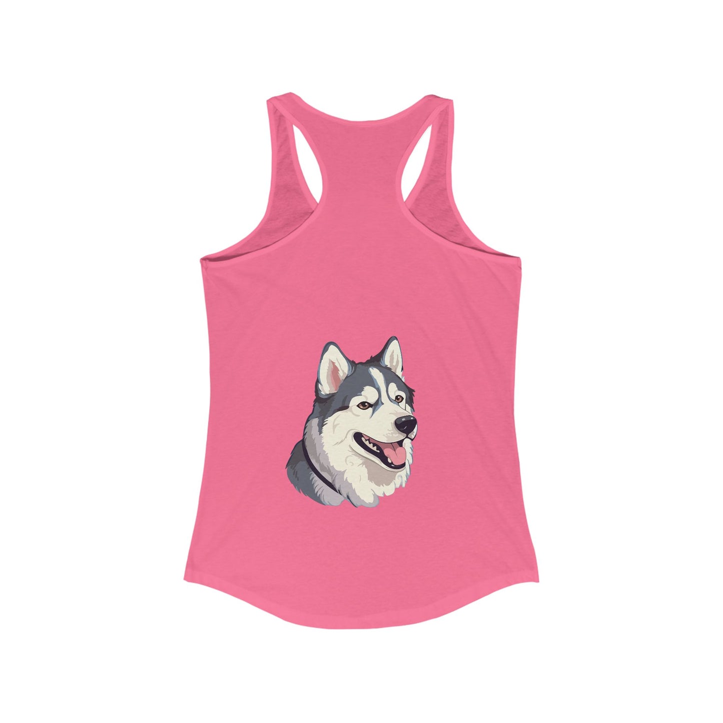 Malamute Head Women's Racerback Tank