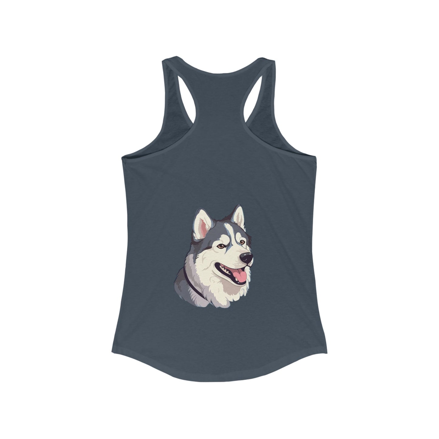 Malamute Head Women's Racerback Tank