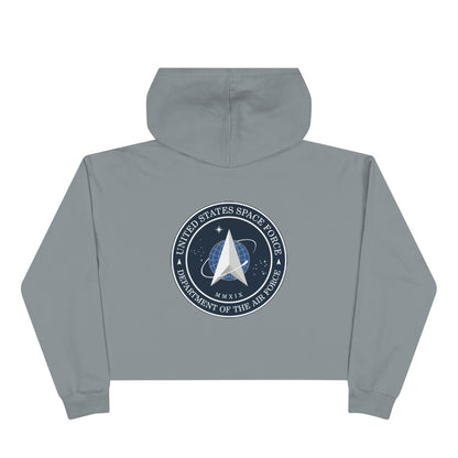 US Space Force Women's Crop Hoodie