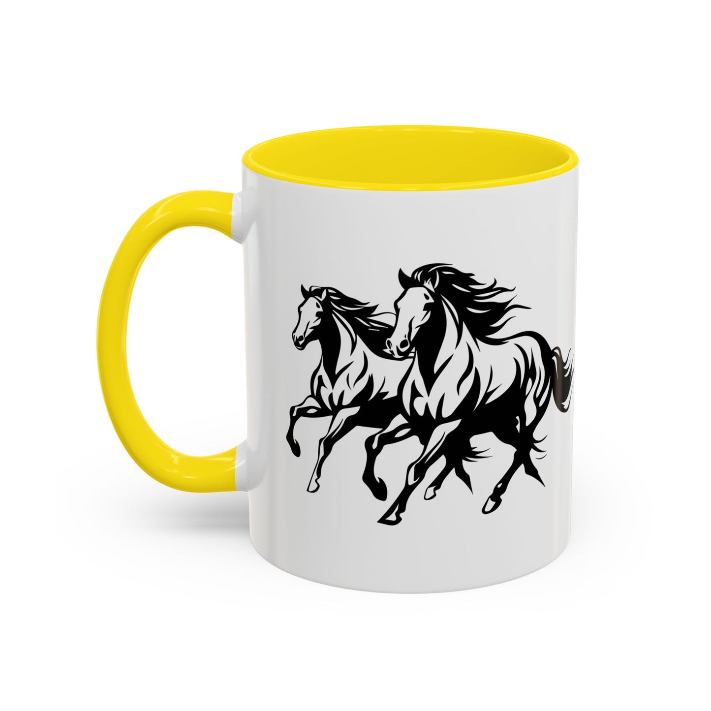 Horsin' Around 2-Tone Coffee Mug