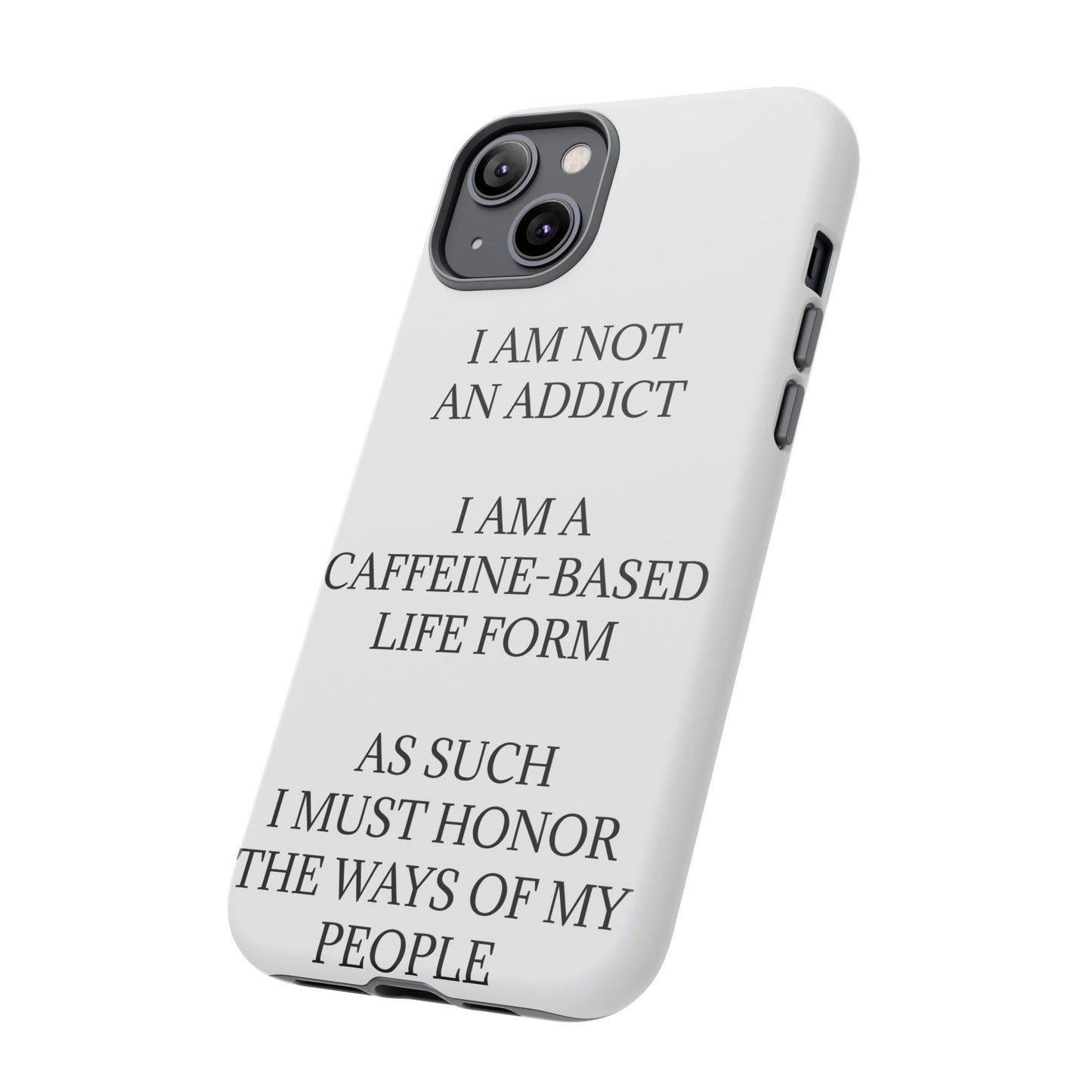 Not An Addict iPhone Case