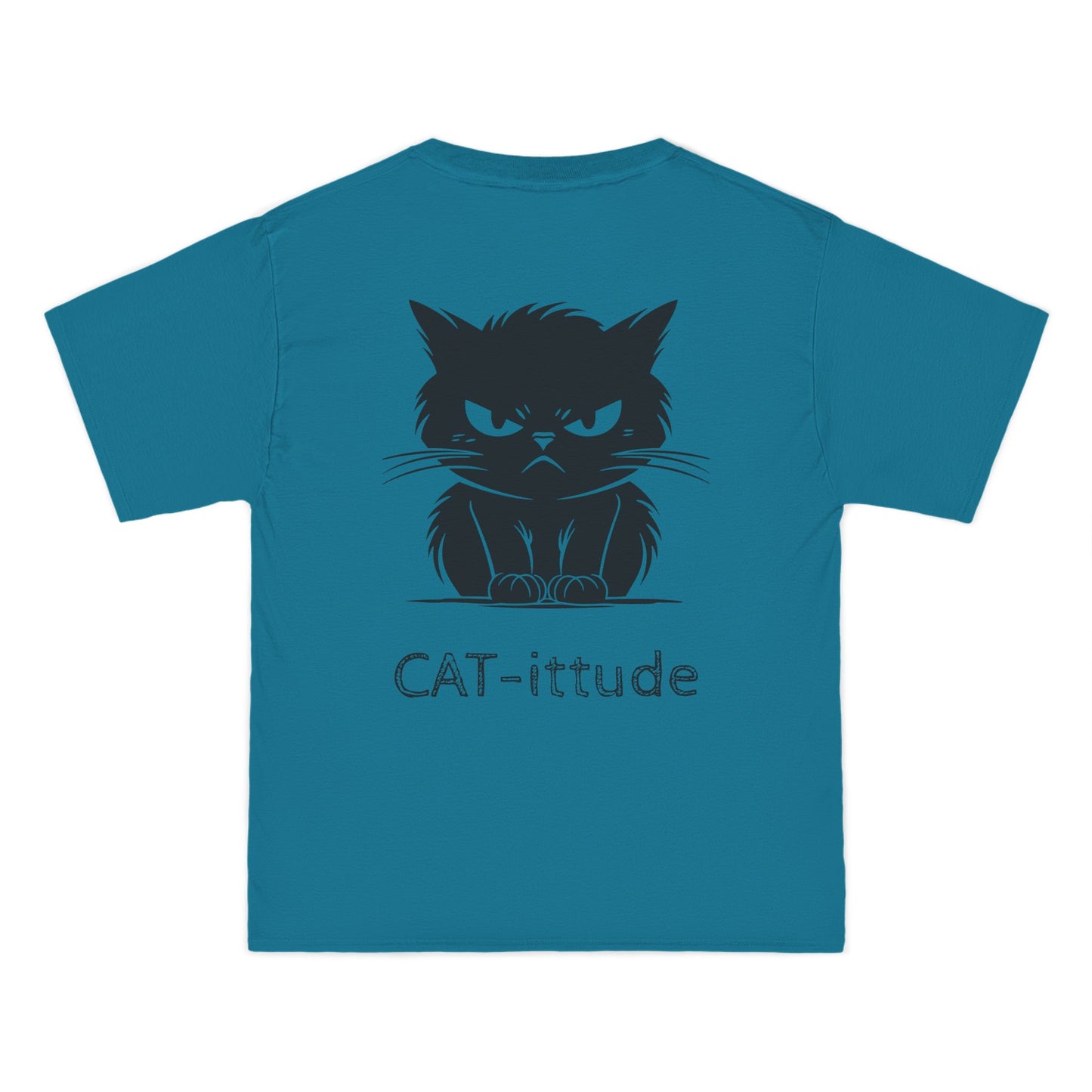 Cat-ittude Men's Short-Sleeve Crewneck Tee