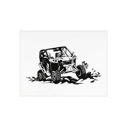Slingin' Mud Side By Side Ceramic Photo Tile