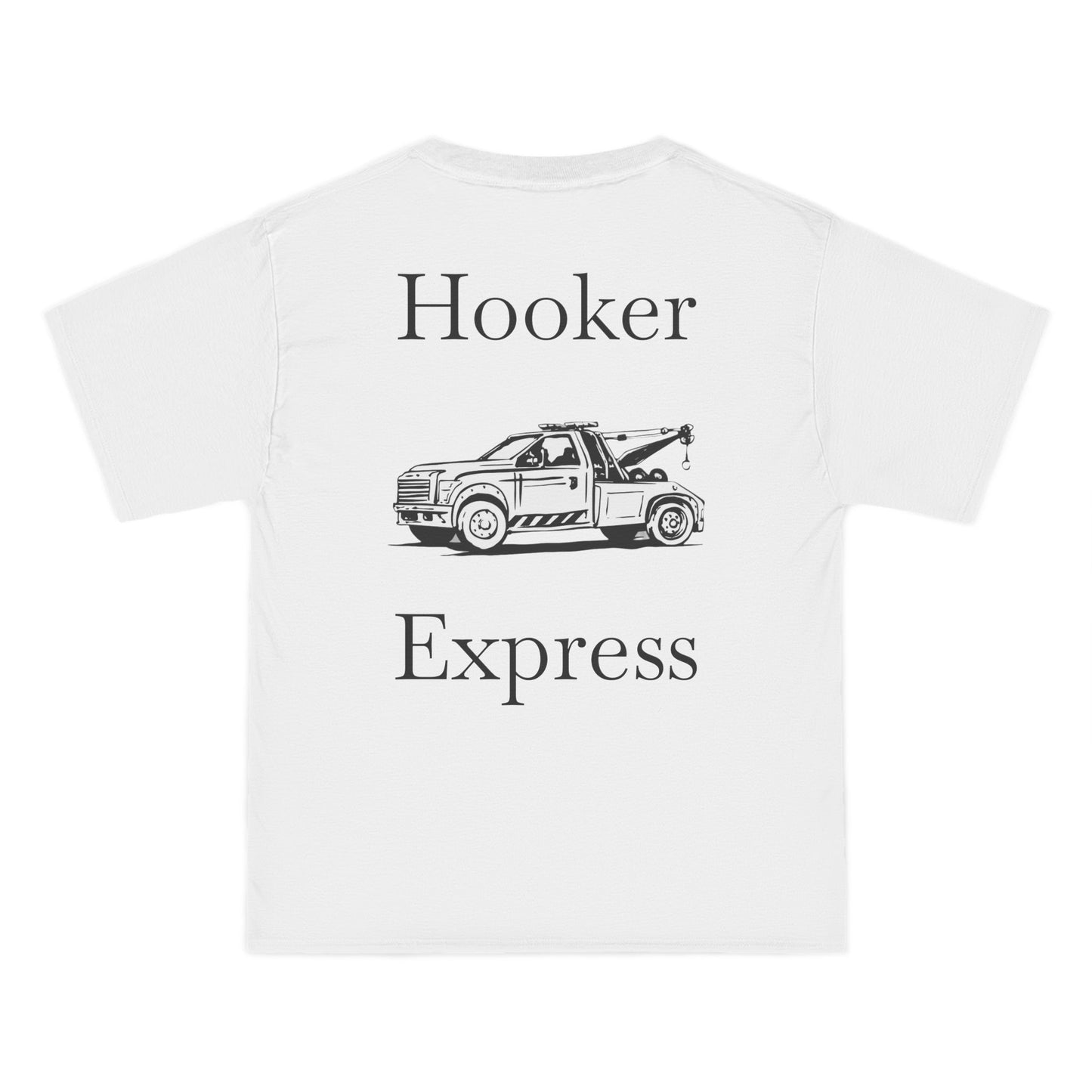 H**ker Express Wheel Lift Tow Truck Men's Short-Sleeve Crewneck Tee