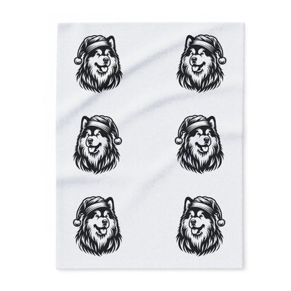 Santa Paws Malamute Arctic Fleece Blanket