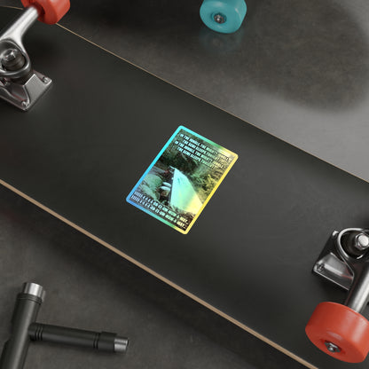 Semi Sleeps Holographic Sticker