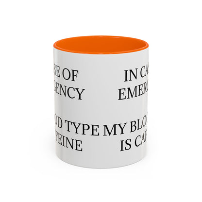 Blood Type 2-Tone Coffee Mug