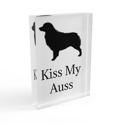 Kiss My Auss Acrylic Photo Block