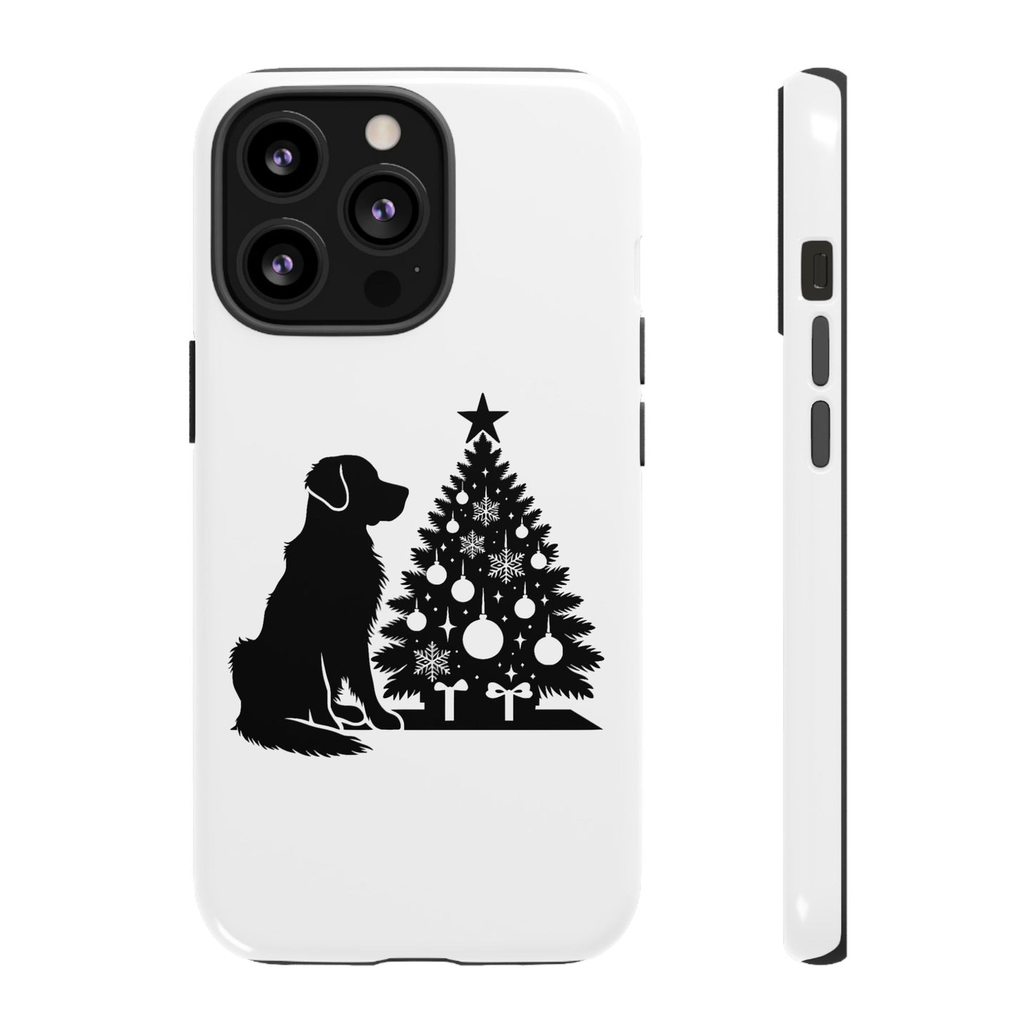 Golden Christmas Tree iPhone Case