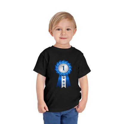 Show Ribbon Toddler Unisex Short Sleeve Crewneck Tee
