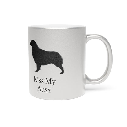 Kiss My Auss Metallic Coffee Mug