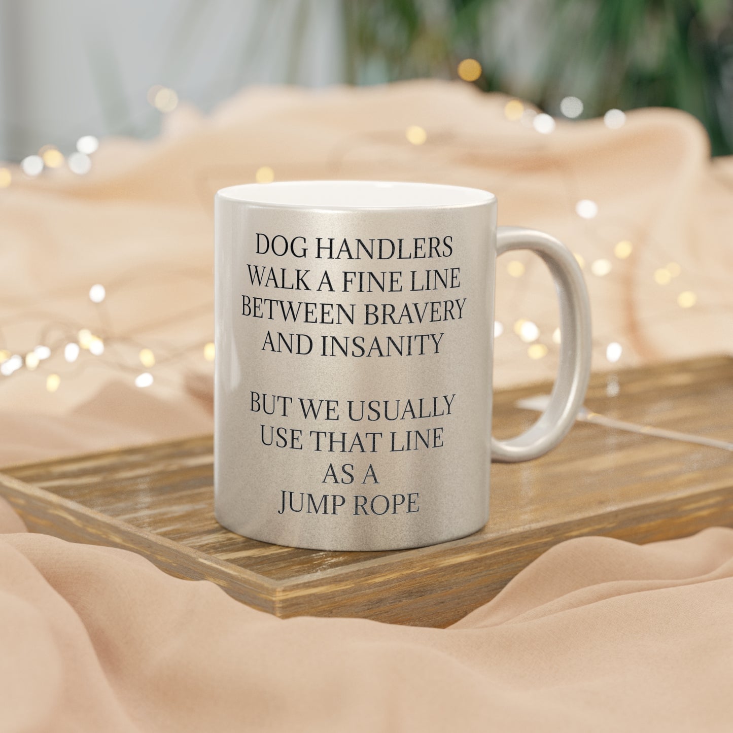 Jump Rope Metallic Coffee Mug