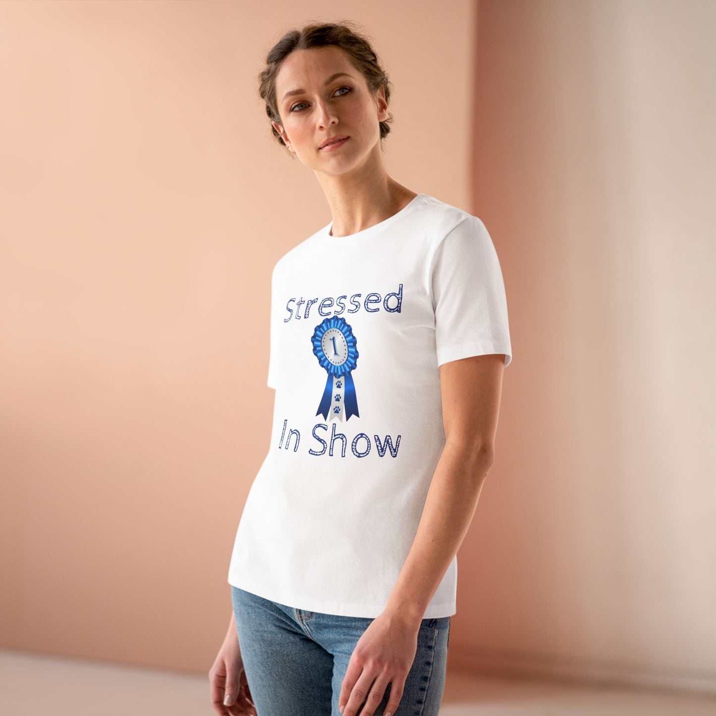 Stressed In  Show Women's Short Sleeve Crewneck Tee