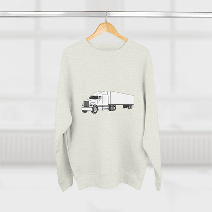 Semi Truck Unisex Crewneck Sweatshirt