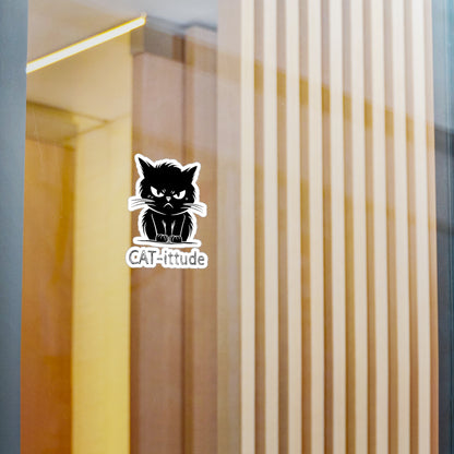 CAT-ittude Vinyl Decal