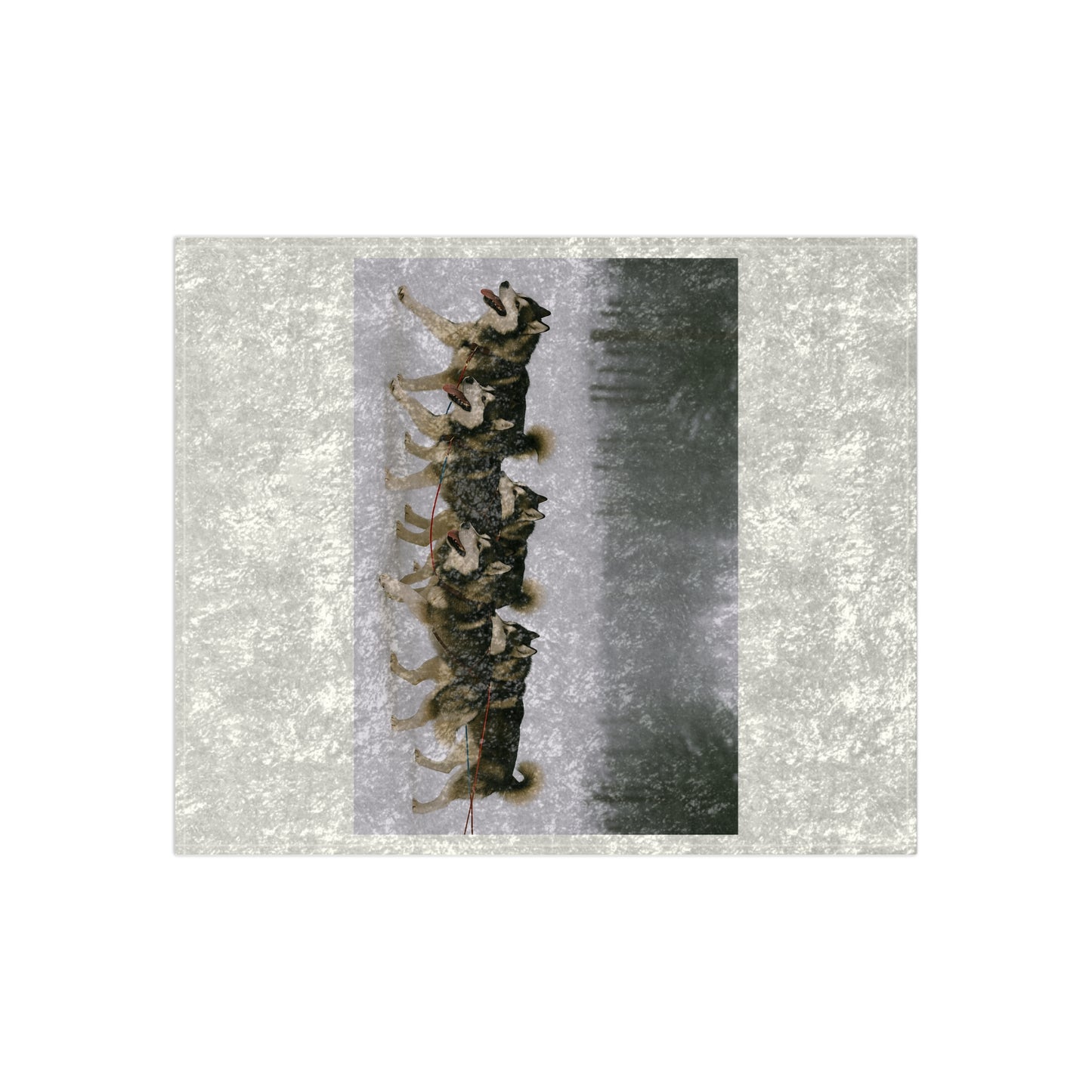 Mush On Crushed Velvet Blanket