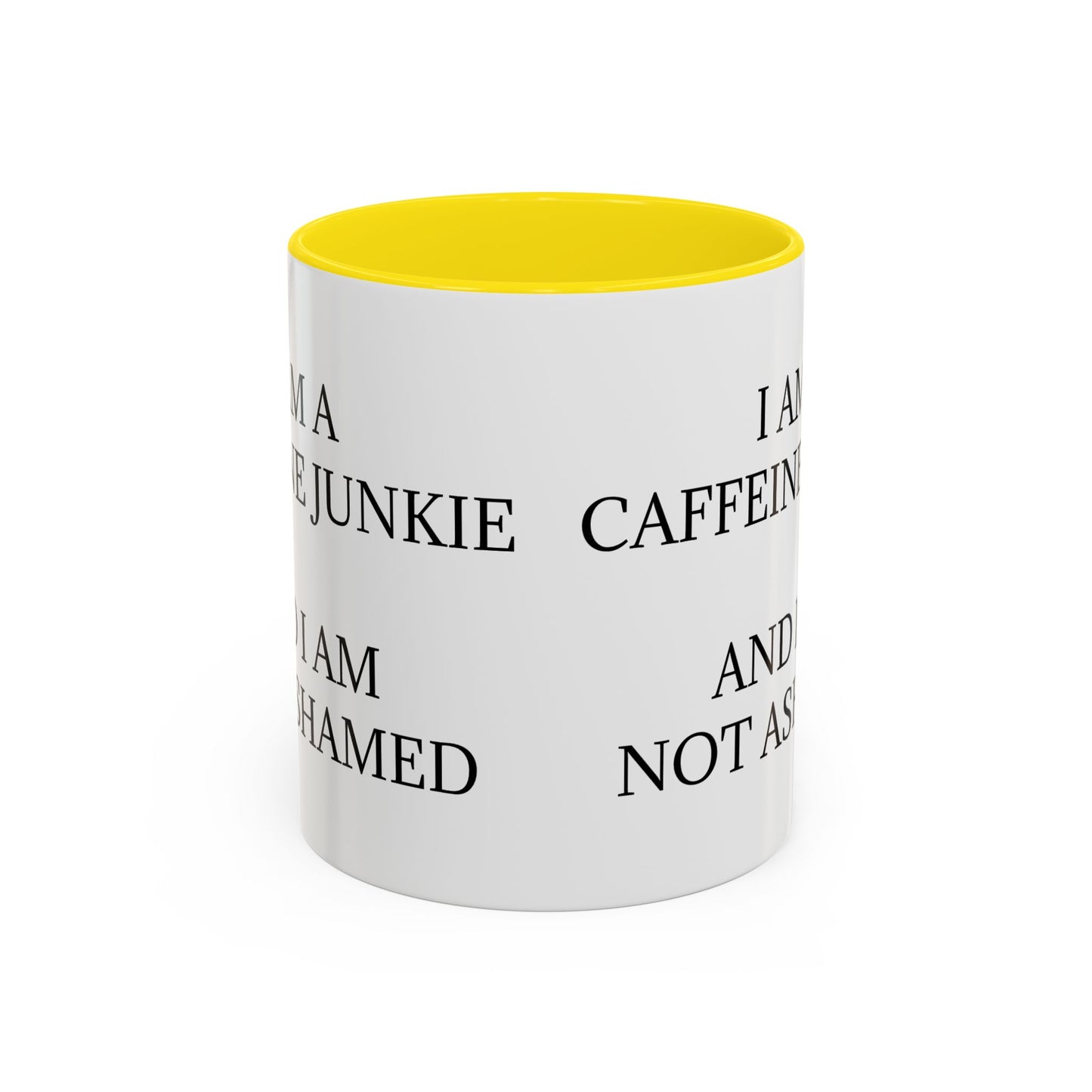 Caffeine Junkie 2-Tone Coffee Mug