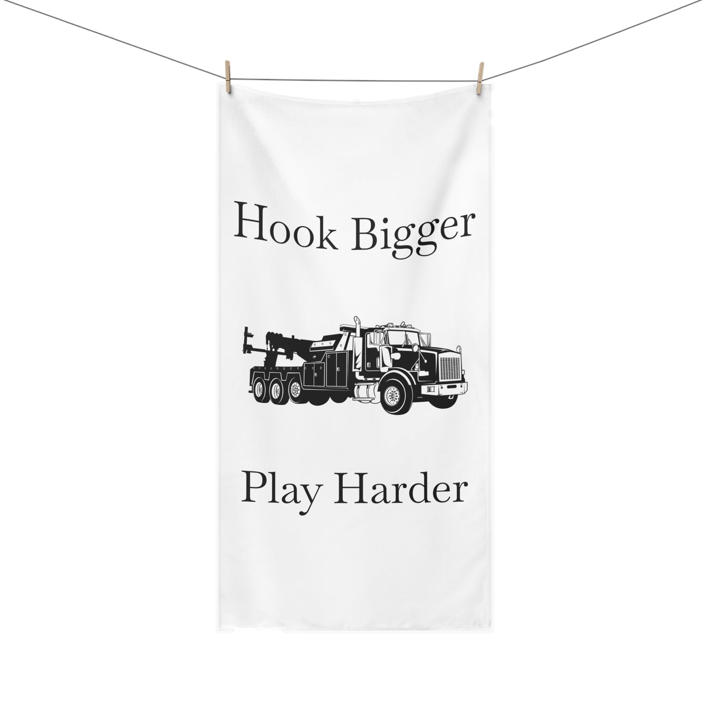 Hook Bigger Mink-Cotton  Beach Towel