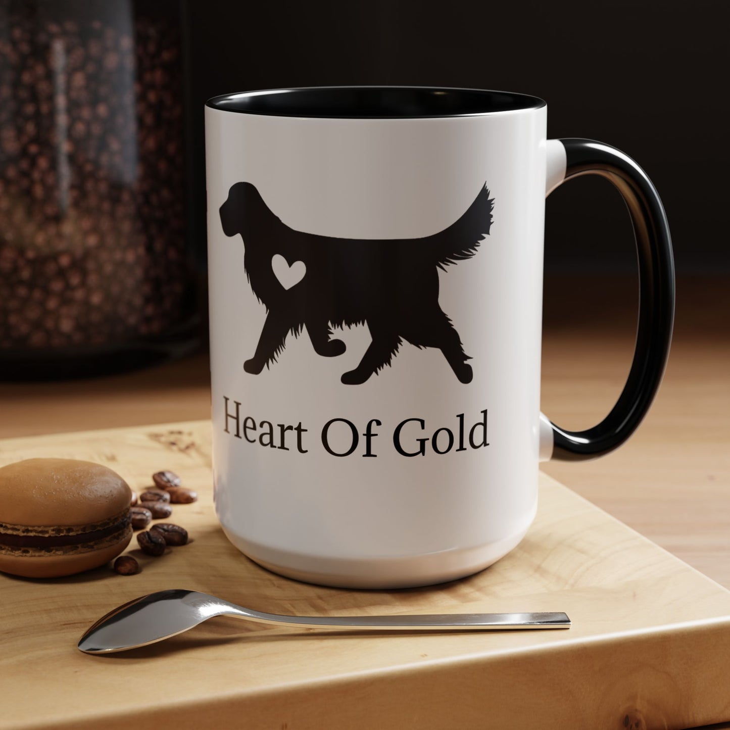 Heart Of Gold 2-Tone Coffee Mug