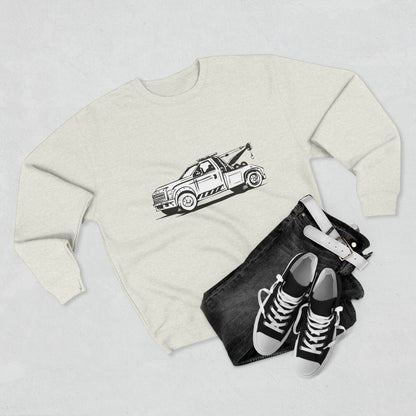 Wheel Lift Tow Truck Unisex Crewneck Sweatshirt