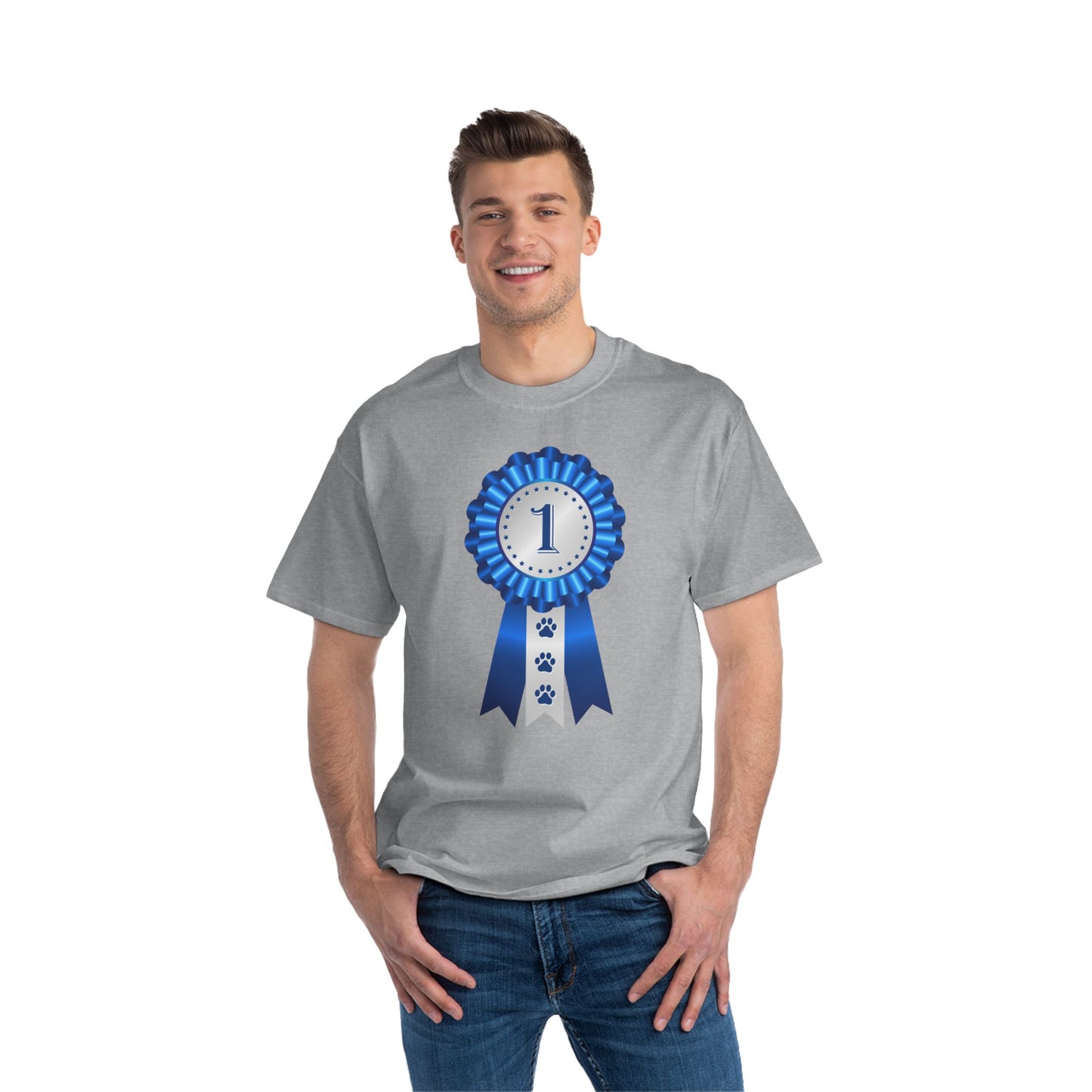 Show Ribbon Men's Short-Sleeve Crewneck Tee
