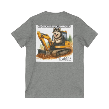Digmaster Unisex Short Sleeve V-Neck Tee