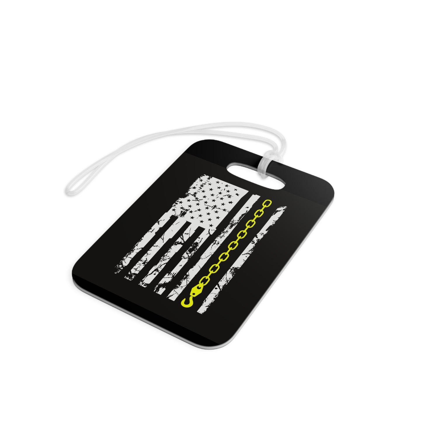 Thin Yellow Line Luggage Tag