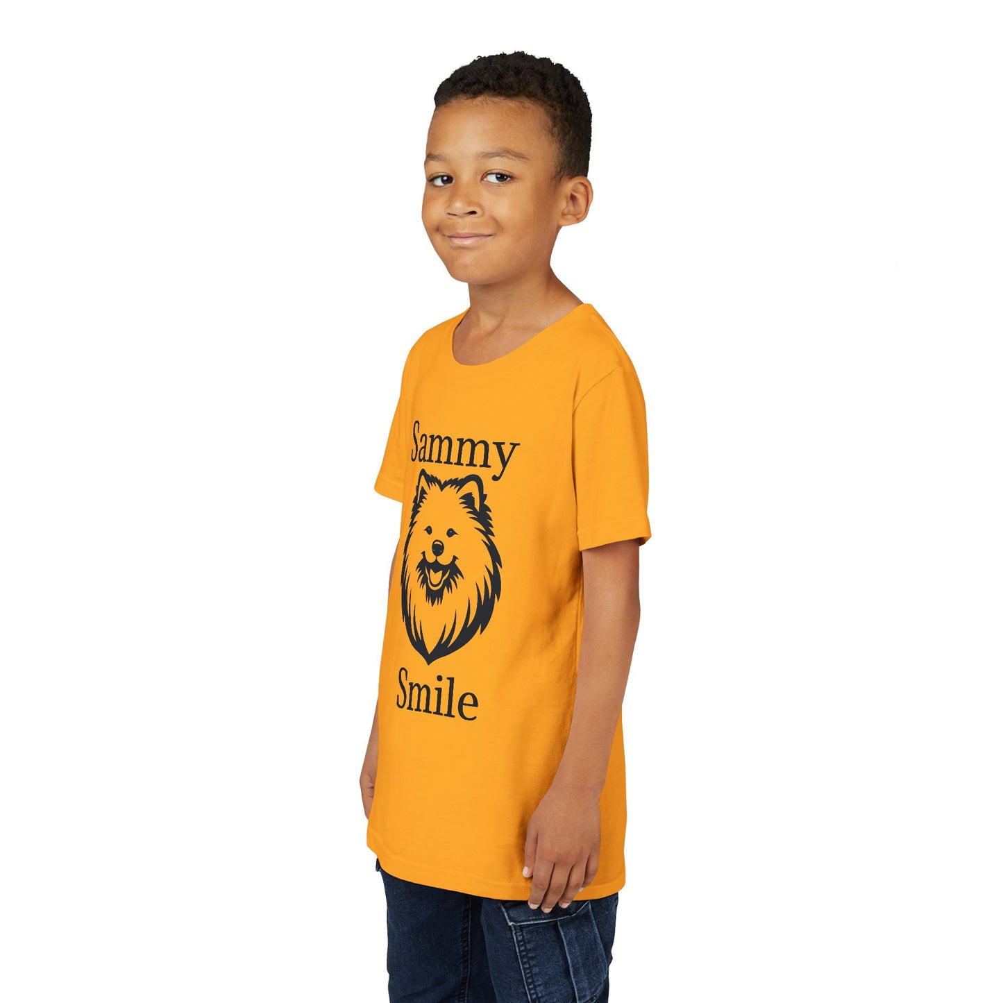 Sammy Smile Youth Unisex Short Sleeve Crewneck Tee