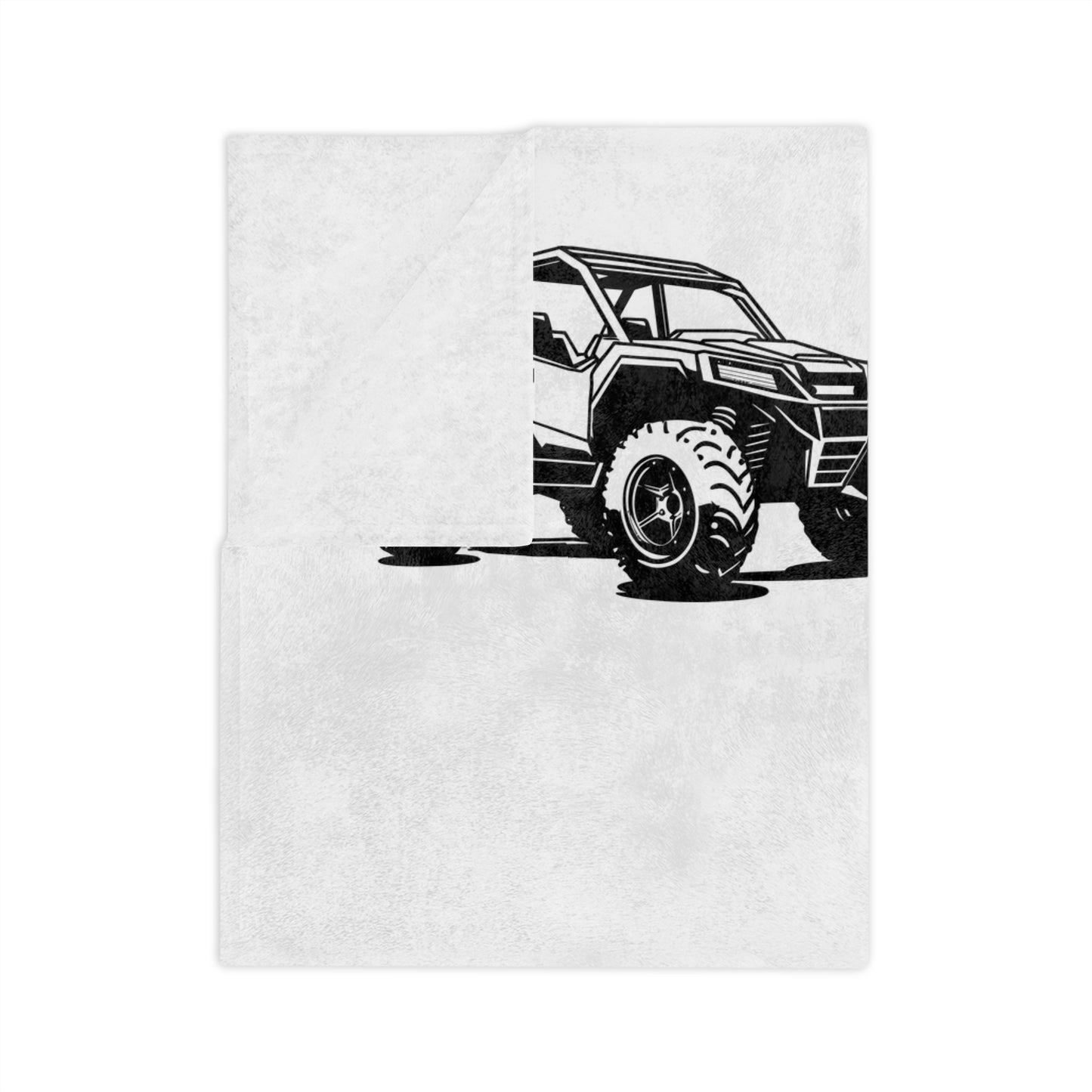 Off The Beaten Path Side By Side Velveteen Microfiber Blanket