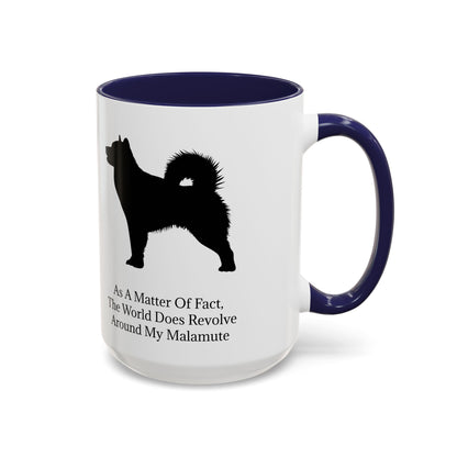 Matter Of Fact Malamute 2-Tone Coffee Mug