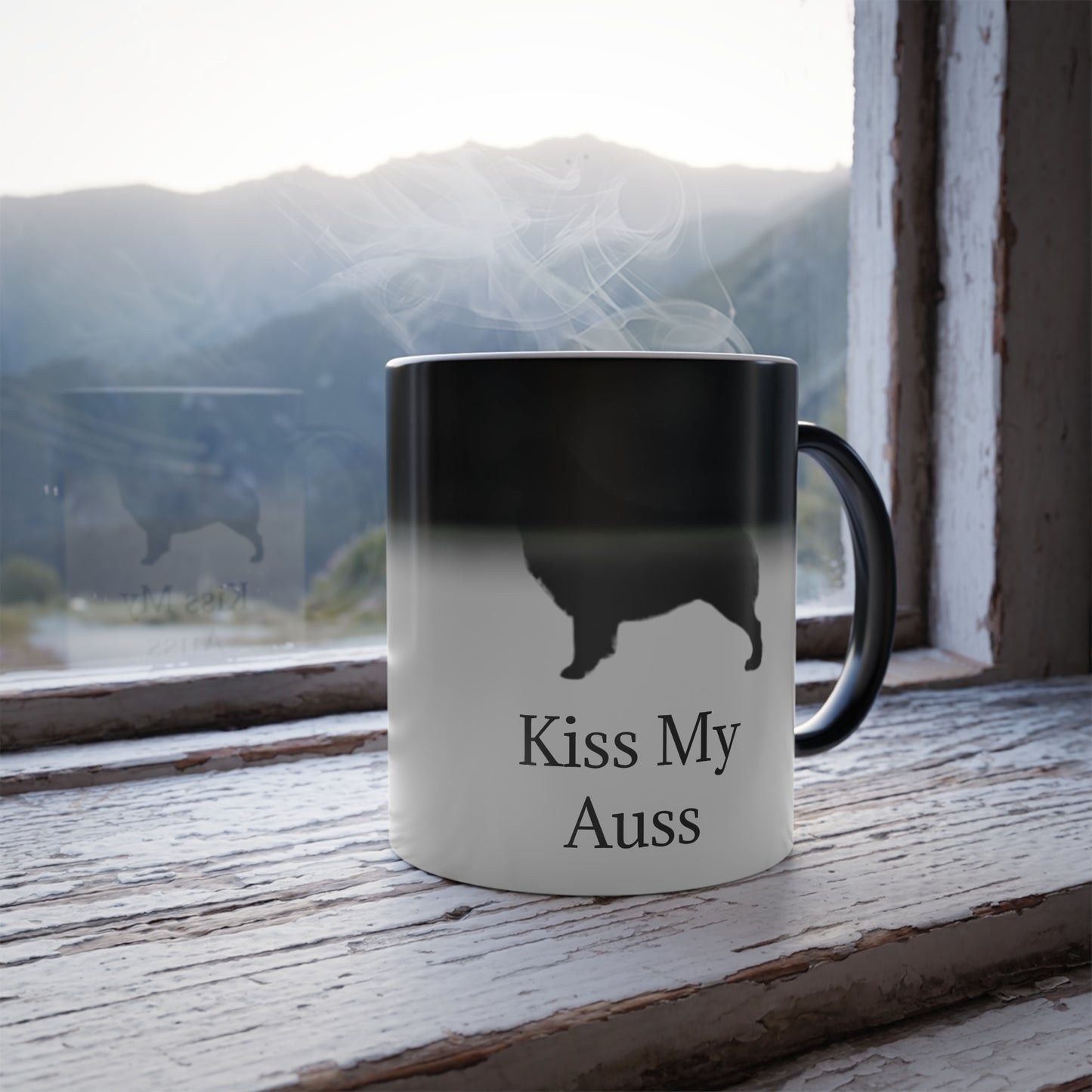 Kiss My Auss Color Changing Mug