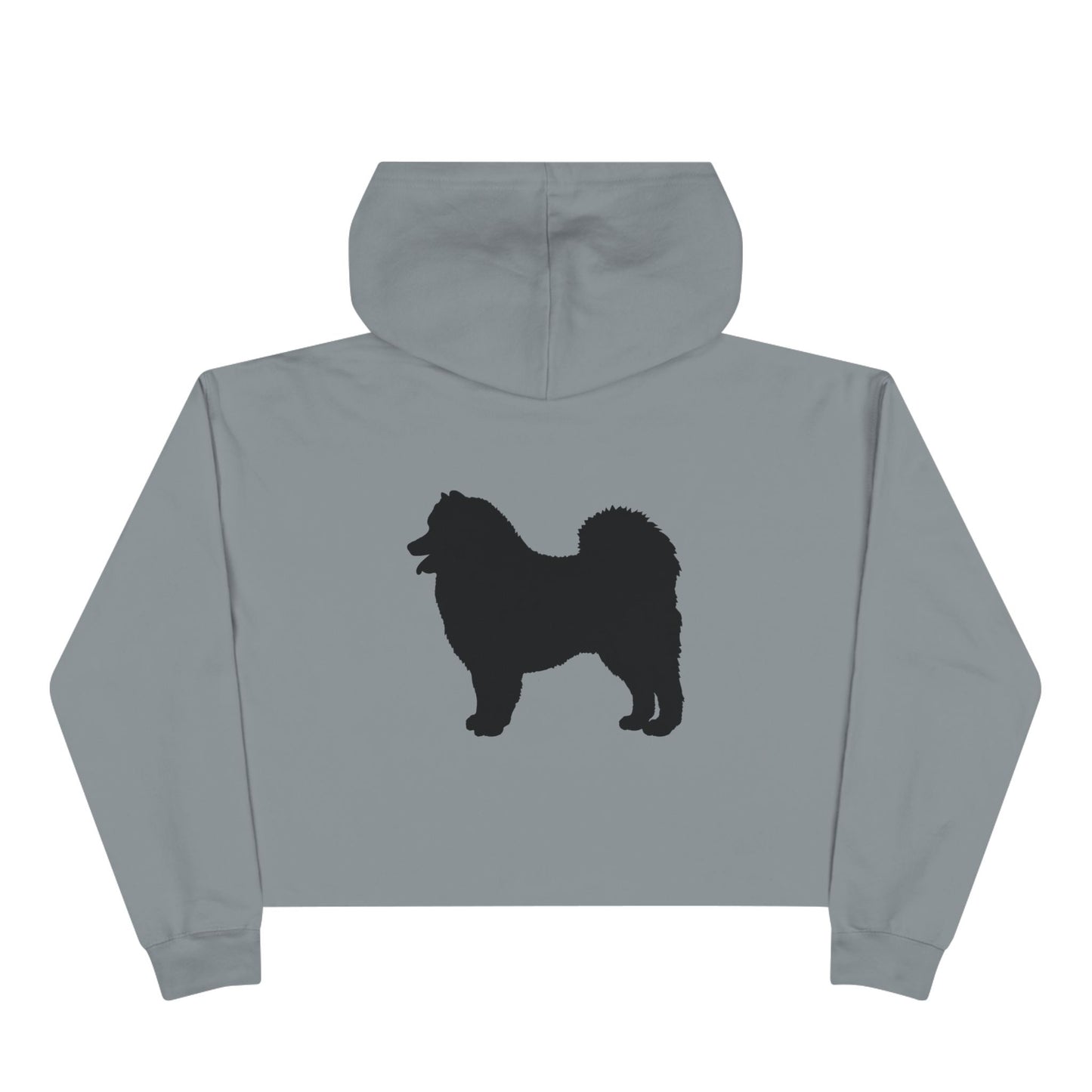 Samoyed Silhouette Women's Crop Hoodie