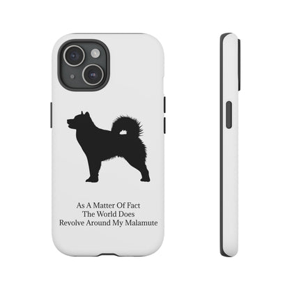 Matter Of Fact Malamute iPhone Case