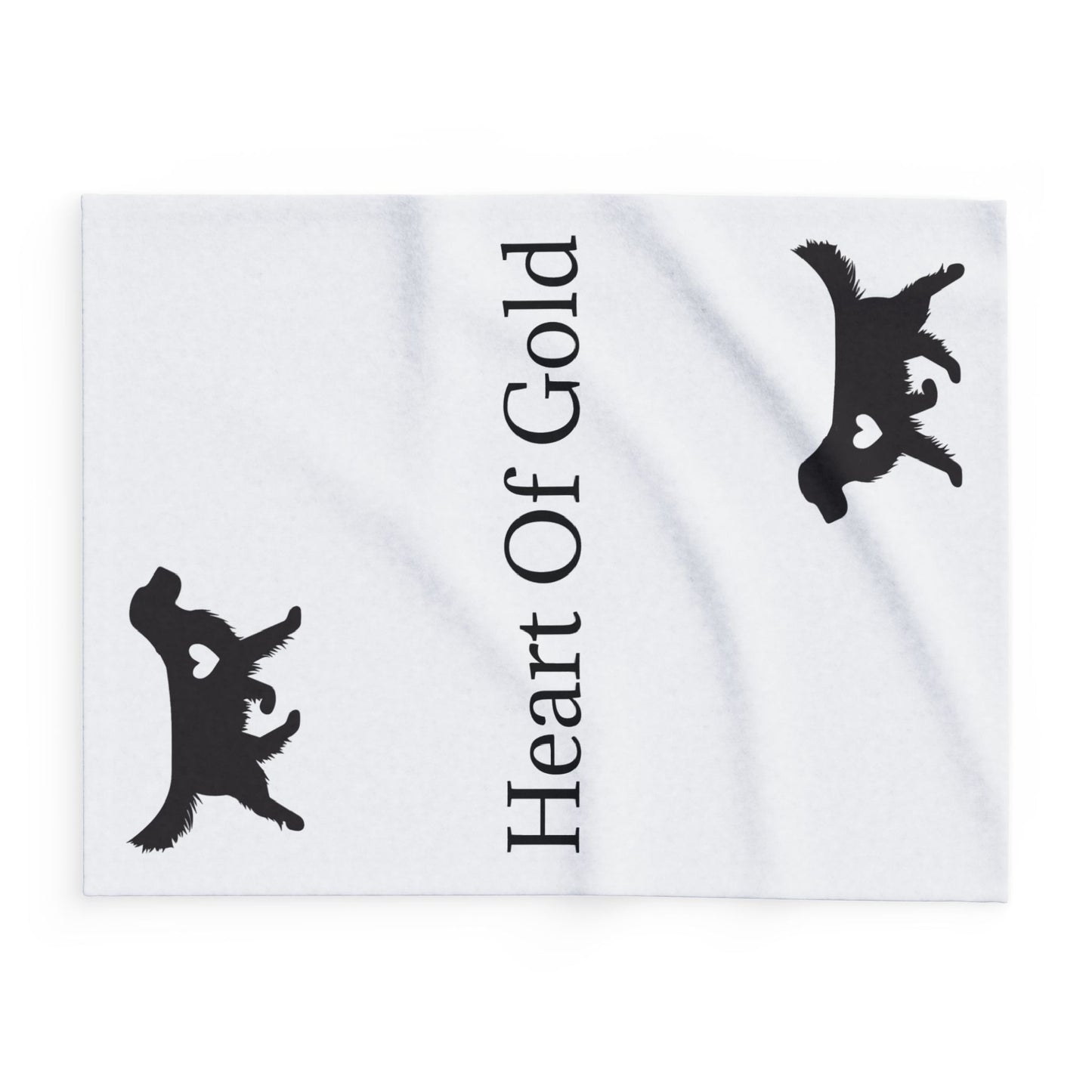 Heart Of Gold Arctic Fleece Blanket