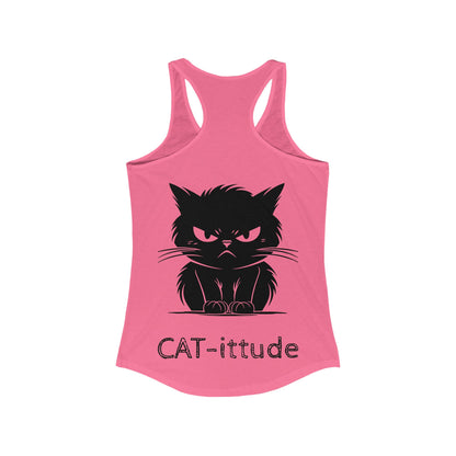 CAT-ittude Women's Racerback Tank