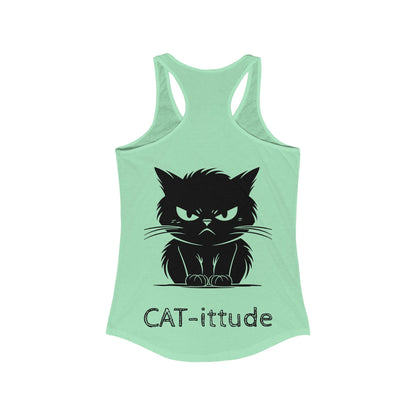 CAT-ittude Women's Racerback Tank