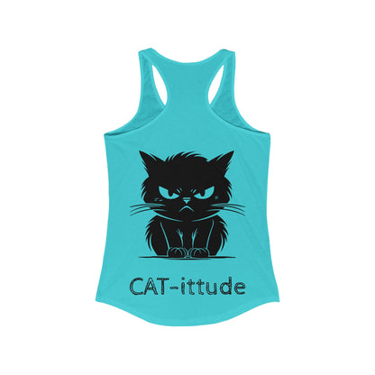 CAT-ittude Women's Racerback Tank