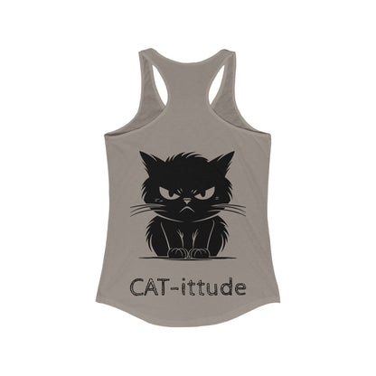 CAT-ittude Women's Racerback Tank