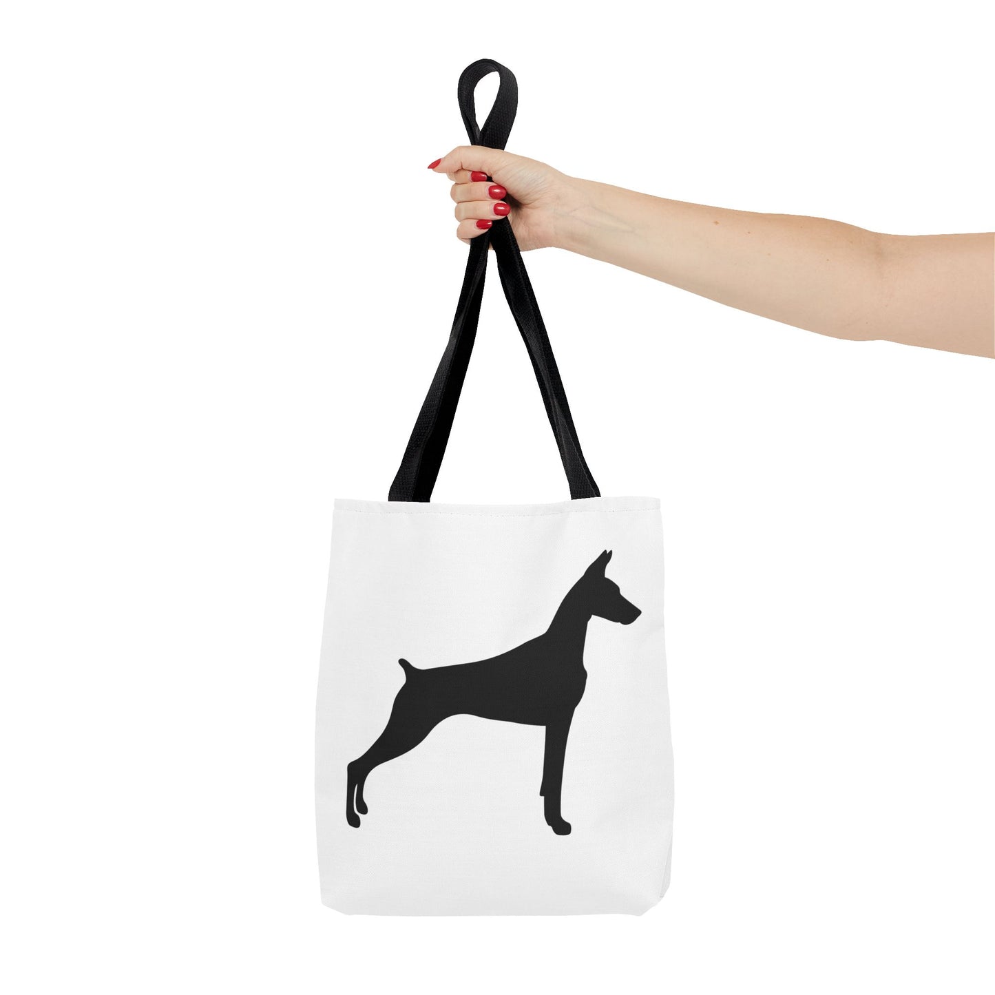 Doberman Silhouette Tote Bag