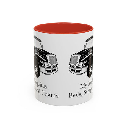 Beds, Straps, And Chains 2-Tone Coffee Mug
