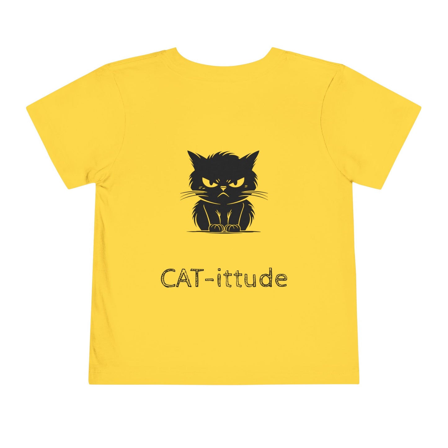 CAT-itude Toddler Unisex Short Sleeve Crewneck Tee