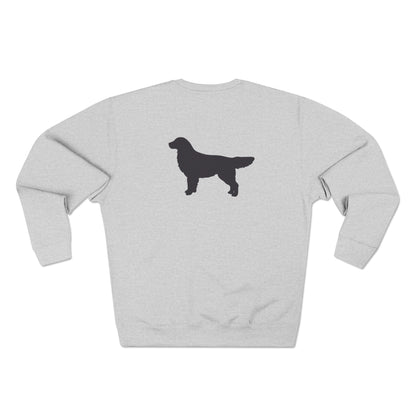 Golden Silhouette Unisex Crewneck Sweatshirt