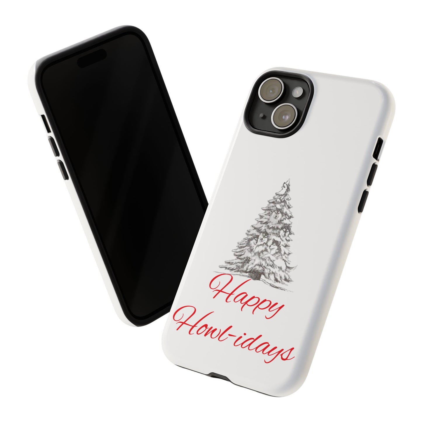 Happy Howl-idays iPhone Case
