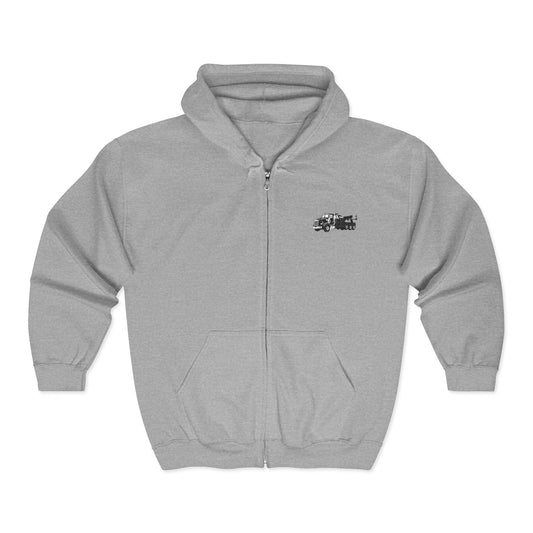 I Can't Fix Stupid Heavy Tow Truck Unisex Full Zip Hoodie