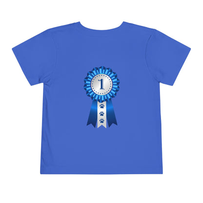 Show Ribbon Toddler Unisex Short Sleeve Crewneck Tee